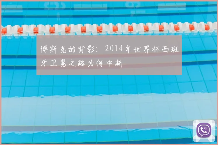 博斯克的背影：2014年世界杯西班牙卫冕之路为何中断